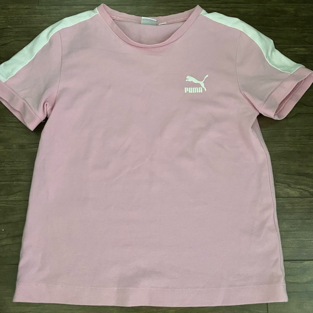 Puma Light Pink Short Sleeve Tee